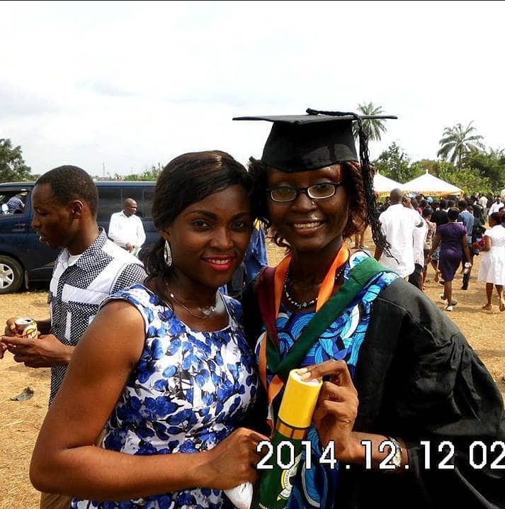 Judith Njoku-Vowels at her bachelor of engineering graduation