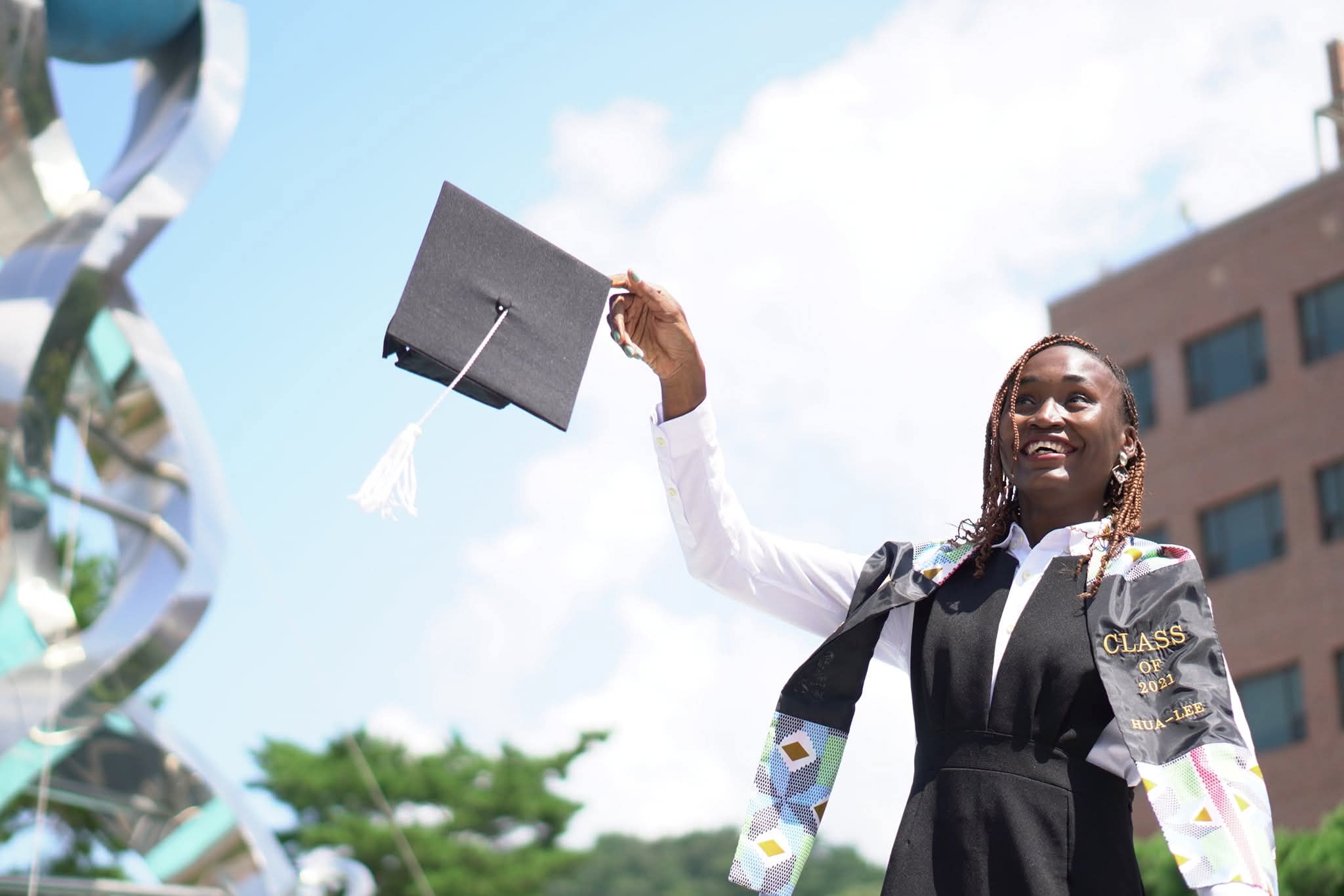 Judith Njoku-Vowels at her MSc graduation