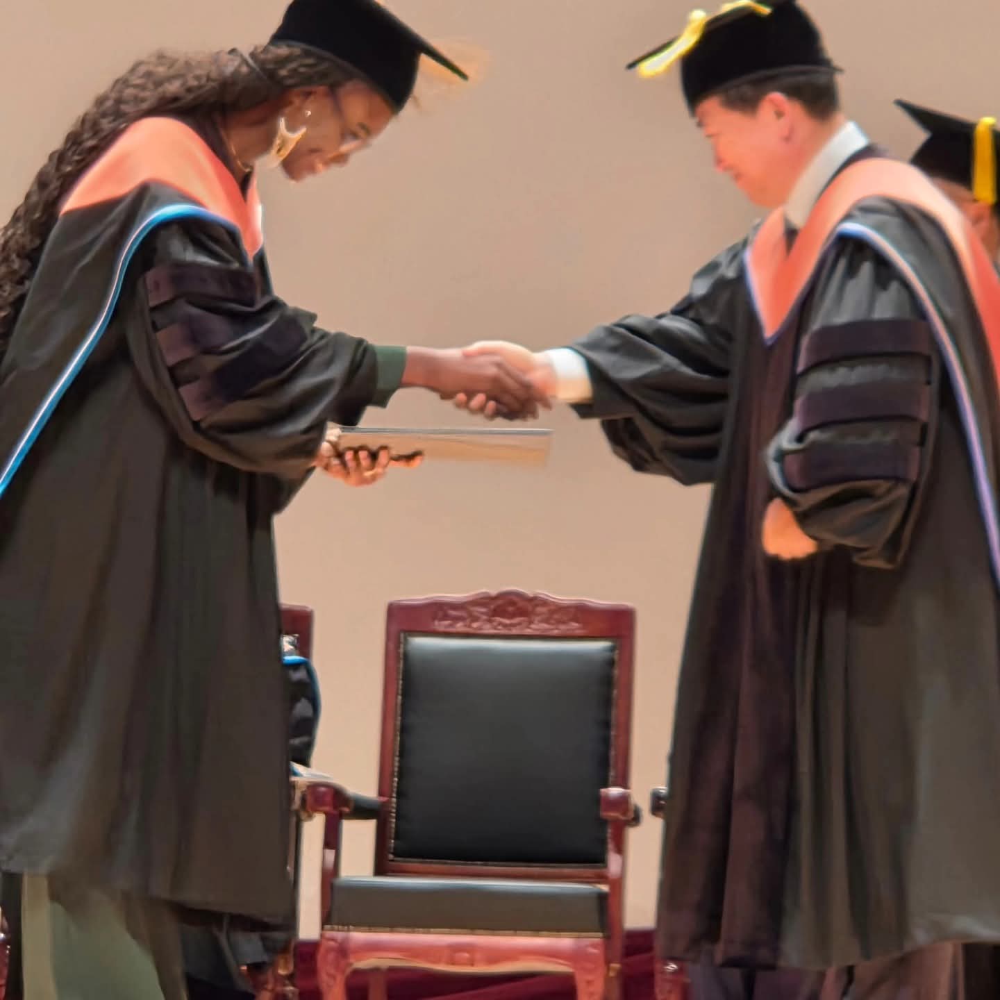 Judith Njoku-Vowels at her PhD graduation