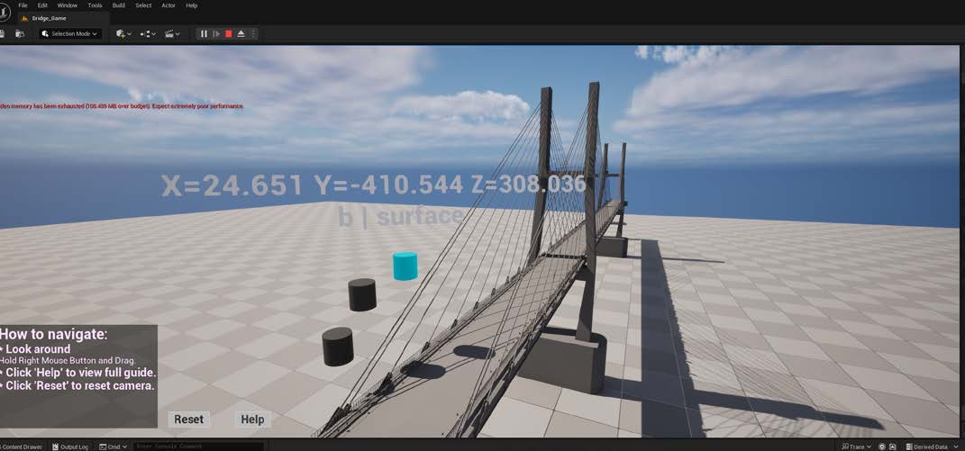 BridgeSync immersive Unreal Engine bridge interface